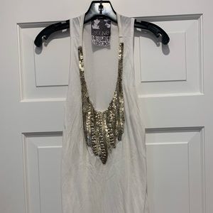 Young, Fabulous and Broke sequin top!